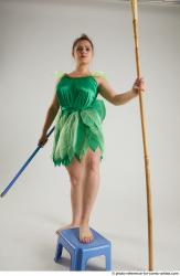 KATERINA STANDING POSE WITH SPEAR AND SWORD